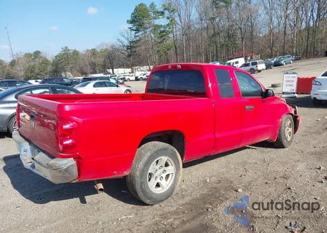 2006 Dodge Dakota Slt из США, поврежденный, VIN 1D7HE42KX6S706387